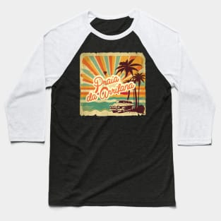 Praia De Arrifiana Beach in Summer Baseball T-Shirt